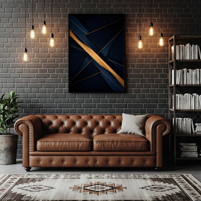 Abstract Golden Connections Poster (Creator Uploaded)