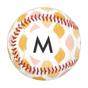Abstract golden ogee pattern background baseball