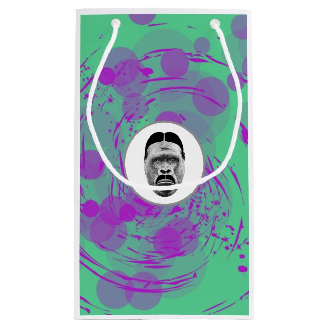 Abstract Gorilla Gift Bag (Back)