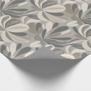Abstract Gouache Floral Composition Wrapping Paper