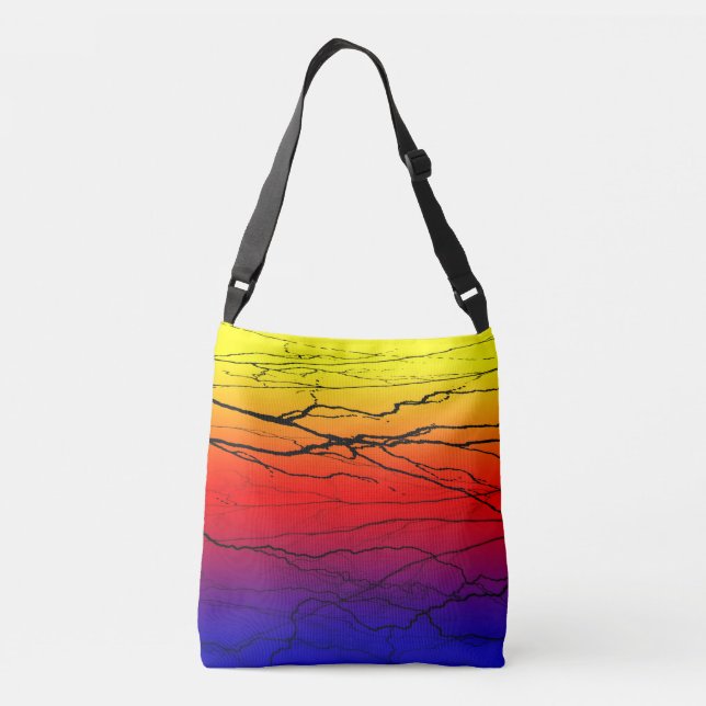Abstract Gradient Crossbody Bag (Back)
