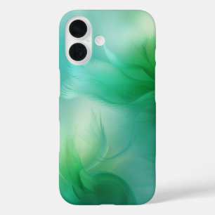 Abstract Gradient Green and Blue  iPhone 16 Case