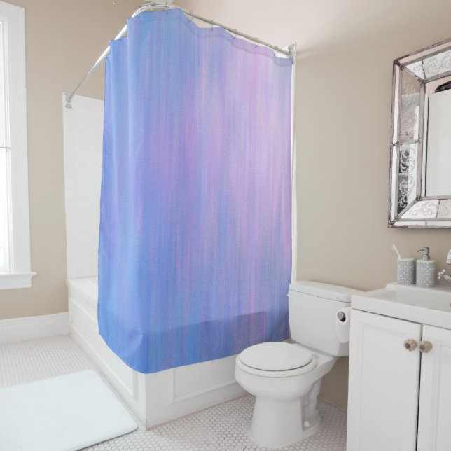 Abstract Gradient Grunge Artwork | Shower Curtain (In Situ)