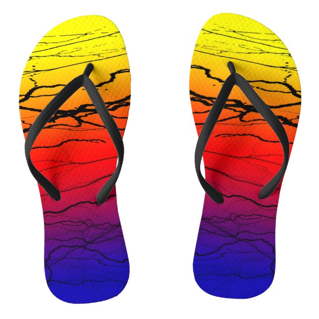 Abstract Gradient Jandals (Footbed)