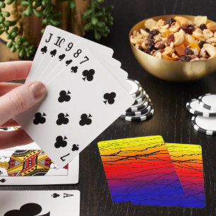 Abstract Gradient Playing Cards