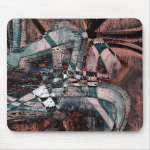 Abstract graffiti mouse pad
