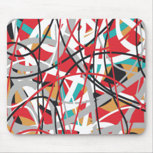 Abstract graffiti mouse pad