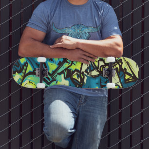Abstract Graffiti Skateboard