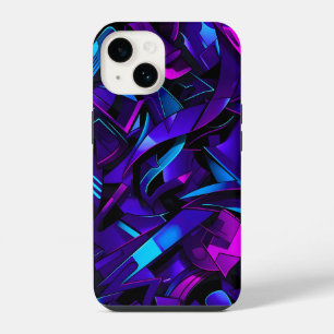 Abstract Graffiti Street Swirl iPhone 14 Case