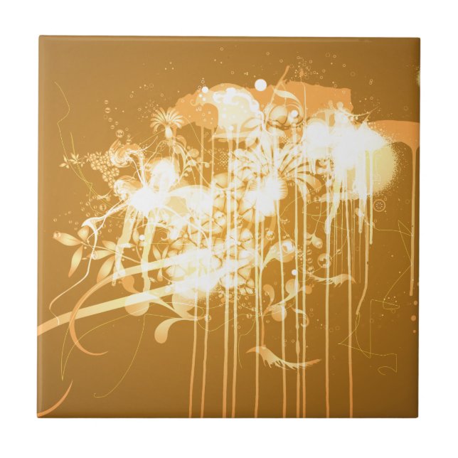 Abstract graffiti tile (Front)