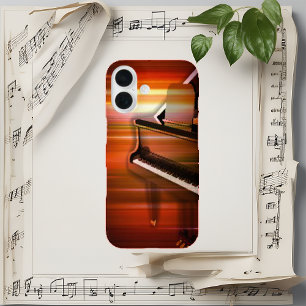 Abstract Grand Piano iPhone 16 Case