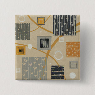 Abstract Graphic Tiles 15 Cm Square Badge
