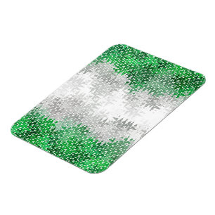 Abstract Grayromantic Pride Flag Magnet