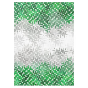 Abstract Grayromantic  Pride Flag  Tablecloth