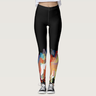 Abstract Great Dane Leggings
