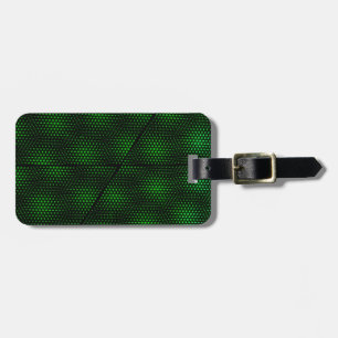 Abstract Green Background Luggage Tag