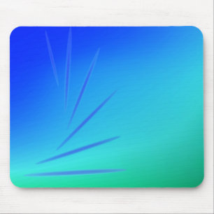 Abstract Green & Blue Design Mouse Pad
