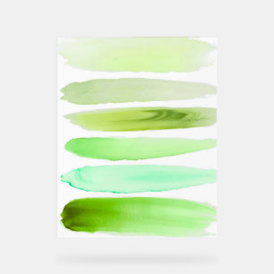 Abstract Green Brush Art – Fresh Minimal Decor