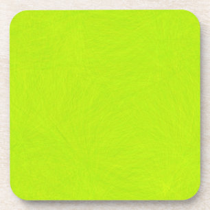 Abstract Green Lime Coaster