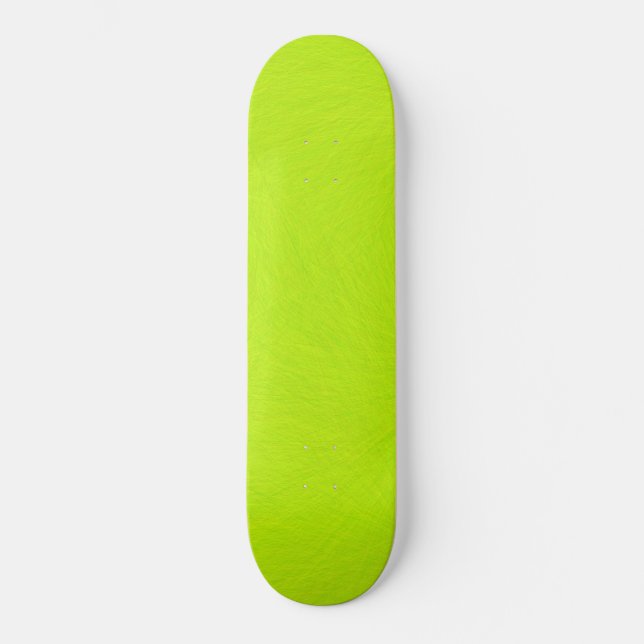Abstract Green Lime Skateboard (Front)