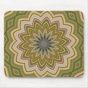 Abstract Green Mouse Pad