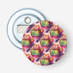Abstract green, red wallpaper bottle opener