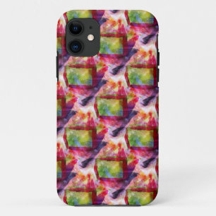 Abstract green, red wallpaper Case-Mate iPhone case