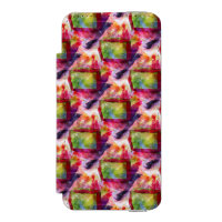 Abstract green, red wallpaper