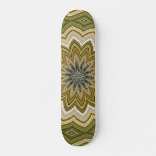 Abstract Green Skateboard
