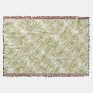 Abstract Green Spice Lines Christmas Throw Blanket