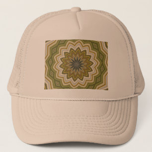 Abstract Green Trucker Hat
