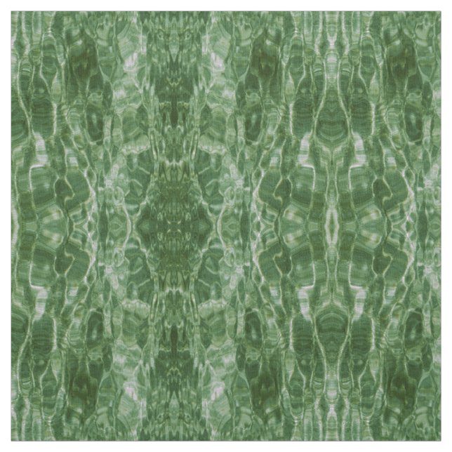 Abstract Green Water Photo Fabric (Swatch)