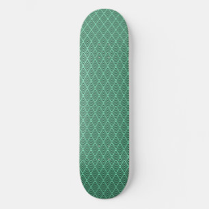 Abstract Green Wave Skateboard