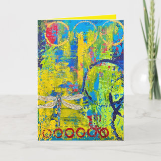 Abstract Greeting Card