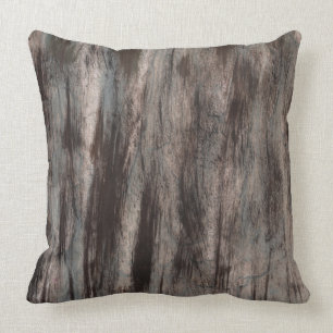 Abstract grey brown art cushion