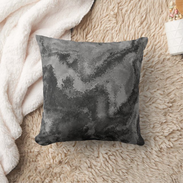 Abstract Grey Diffusion Cushion (Blanket)