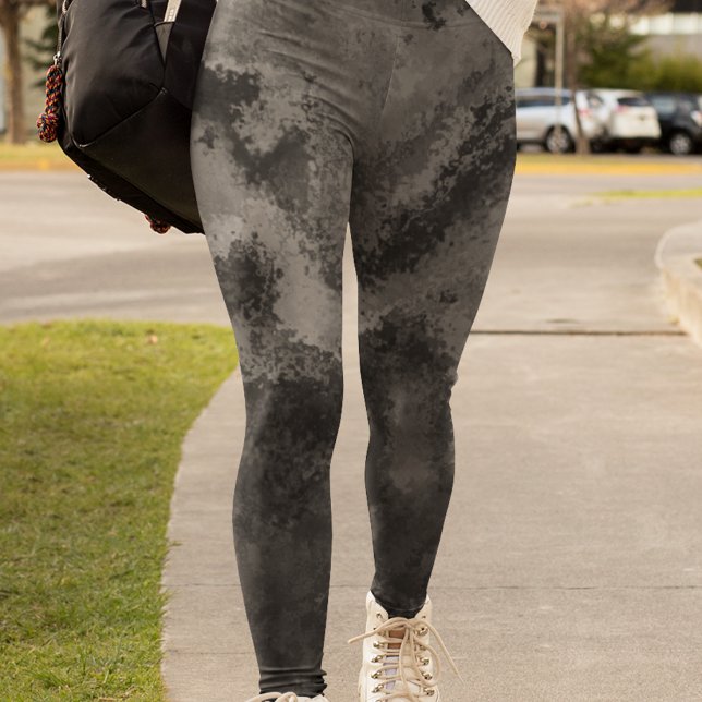 Abstract Grey Diffusion Leggings (Creator Uploaded)