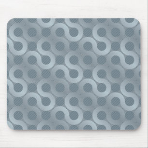 Abstract grey flow background mouse pad