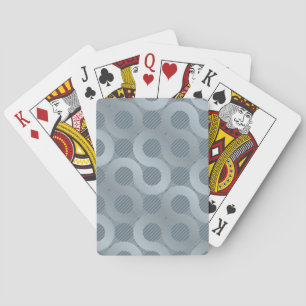 Abstract grey flow background playing cards