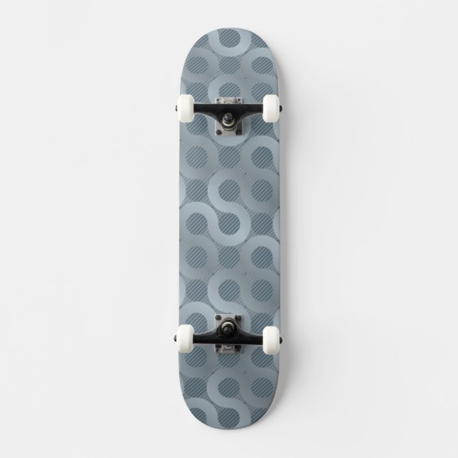 Abstract grey flow background skateboard (Front)