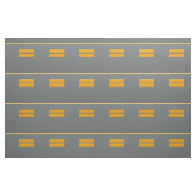 Abstract Grey Orange Yellow Geometric Pattern Fabric (Fat Quarter)
