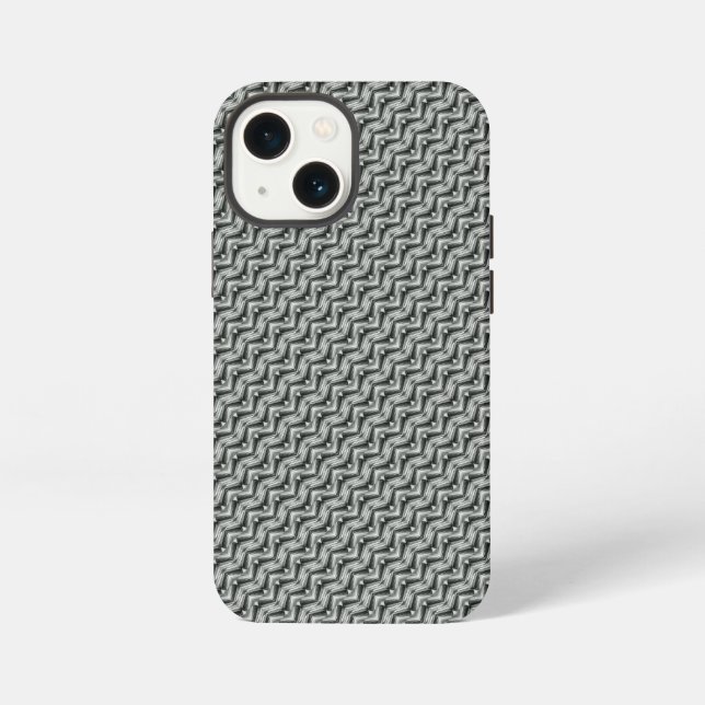 Abstract grey pattern iPhone case (Back)