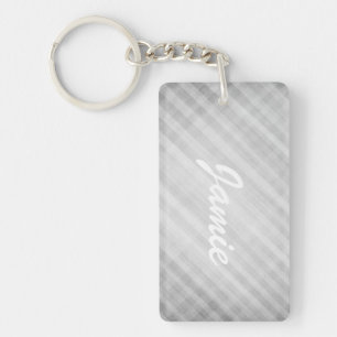 abstract grid pattern key ring
