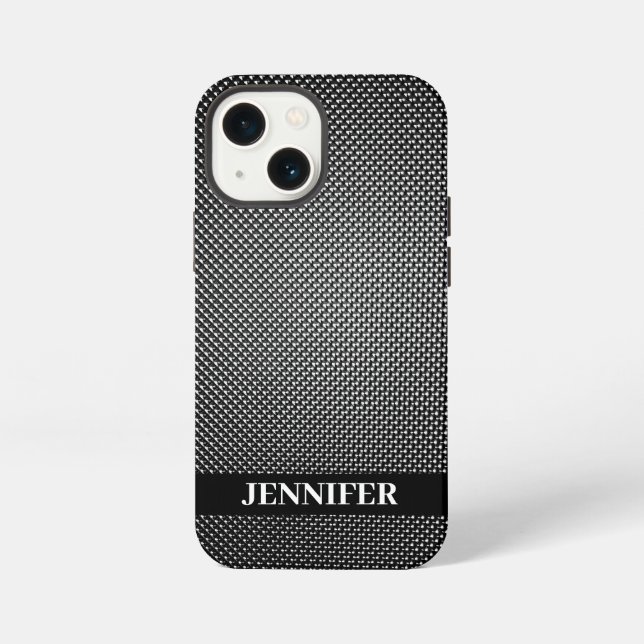 Abstract grid texture iPhone case (Back)