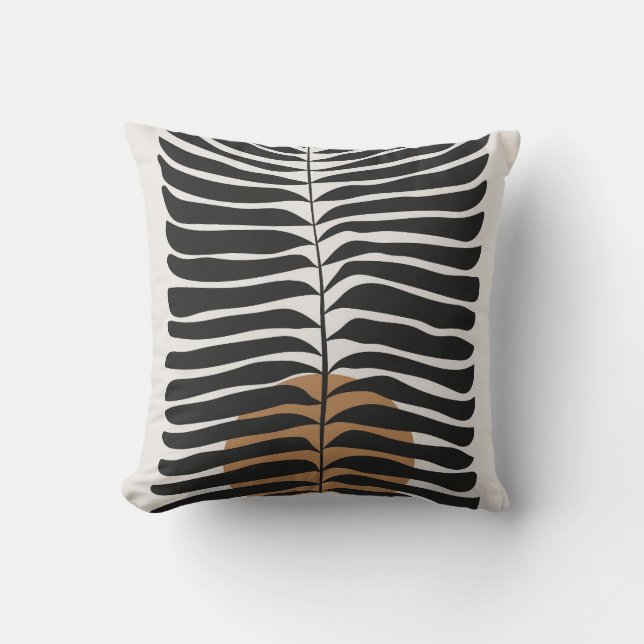  Abstract groovy floral Cushion (Front)