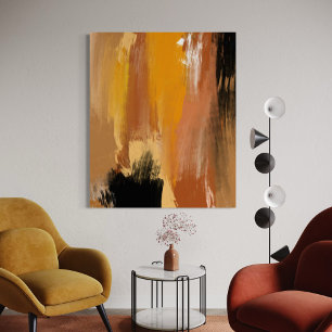 Abstract Grounded Earth Poster