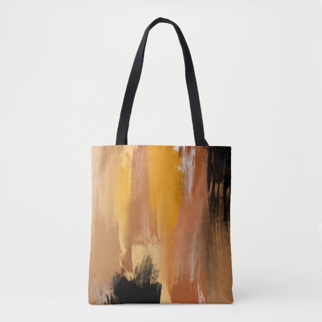 Abstract Grounded Earth Tote Bag (Front)