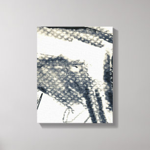 Abstract grunge background, ink texture. 3 canvas print