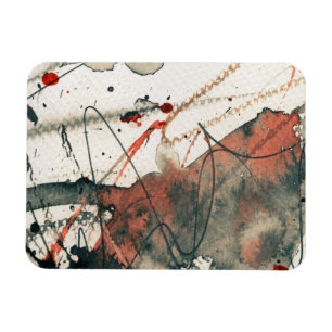 Abstract grunge background, ink texture. 5 magnet