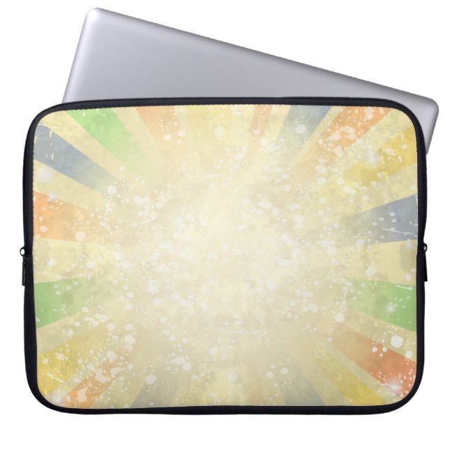 Abstract grunge background laptop sleeve (Front)